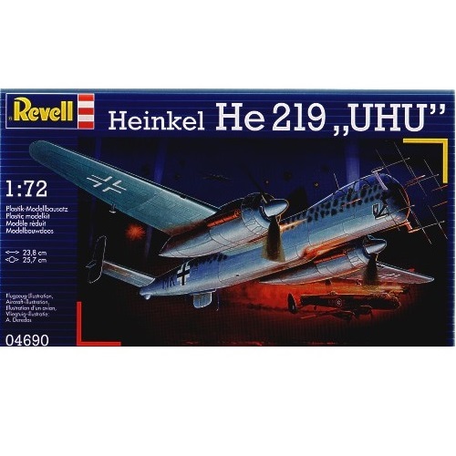 Revell Heinkel He 219 Uhu Kit Scale 1 72 Rb Modelsrb Models