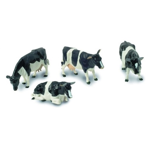 Britains Friesian Cattle x 4 - Scale 1:32 - RB ModelsRB Models