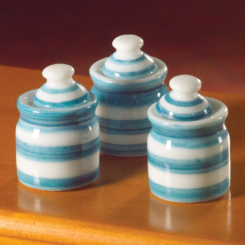 Dolls House Cornish Style Storage Jars