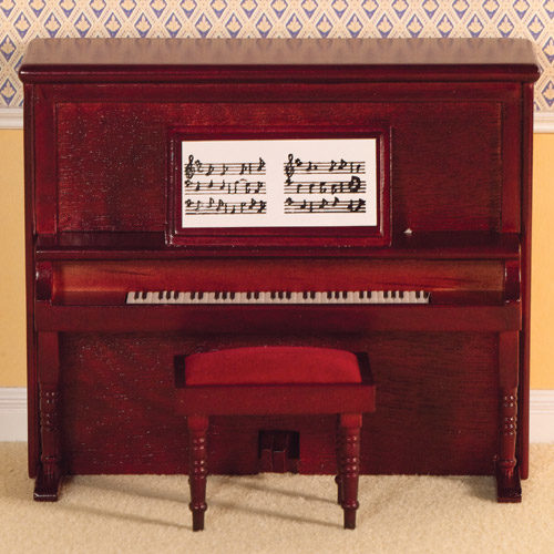 Dolls House Victorian Upright Piano