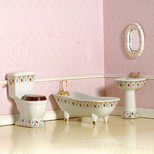 Dolls House Traditional Bathroom