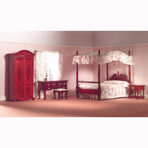 Dolls House Traditional Bedroom Set