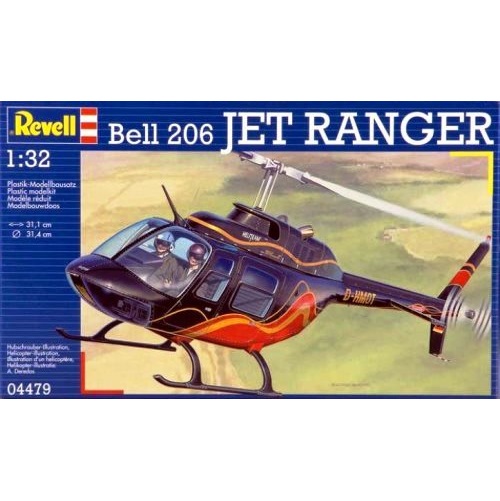 Revell Bell 206 Jet Ranger Helicopter - 1:32 - RB ModelsRB 