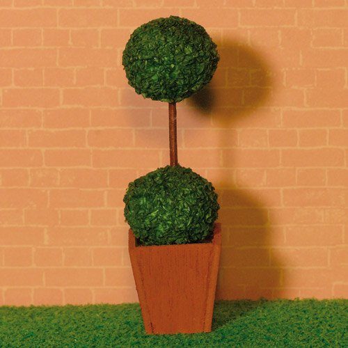 Dolls House Two-Ball Topiary a Pot