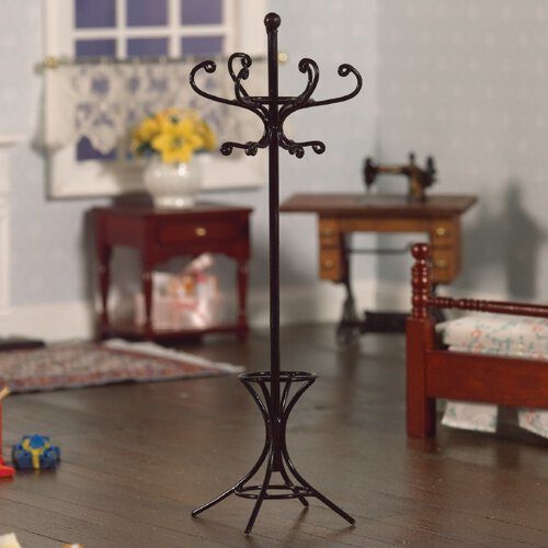 Dolls House Black coat stand