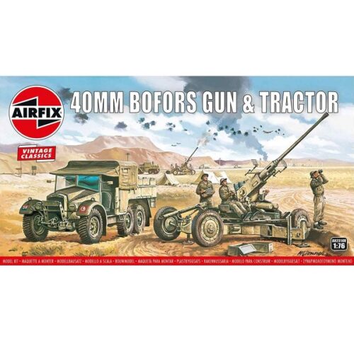 Airfix 40mm Bofors Gun and Tractor