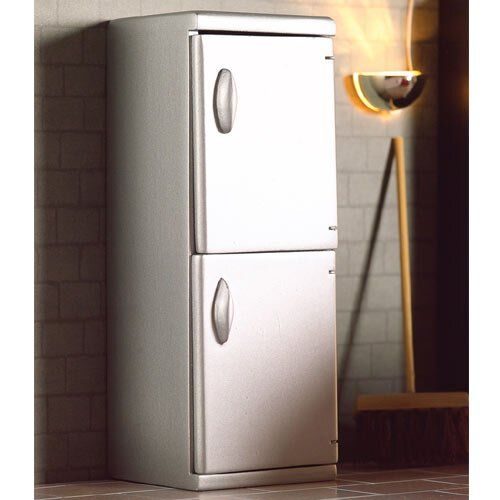 Dolls House Silver Fridge Freezer