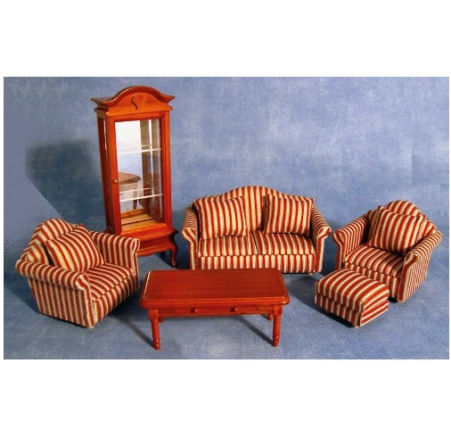 wooden dolls house living room furniture