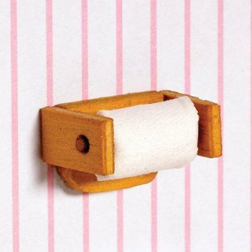 Dolls House Toilet Roll & Holder