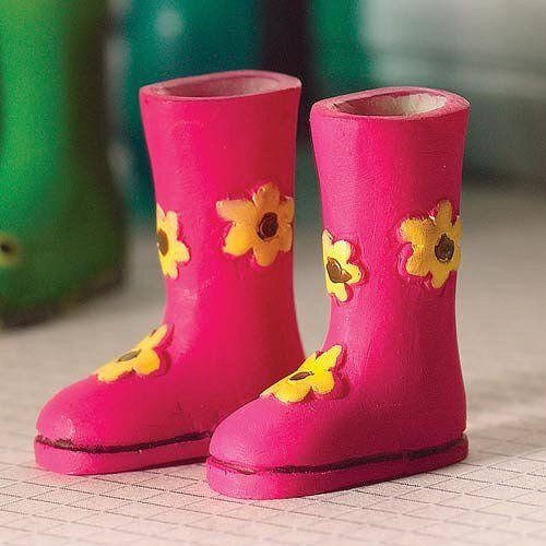 Dolls House Flower Power Wellies