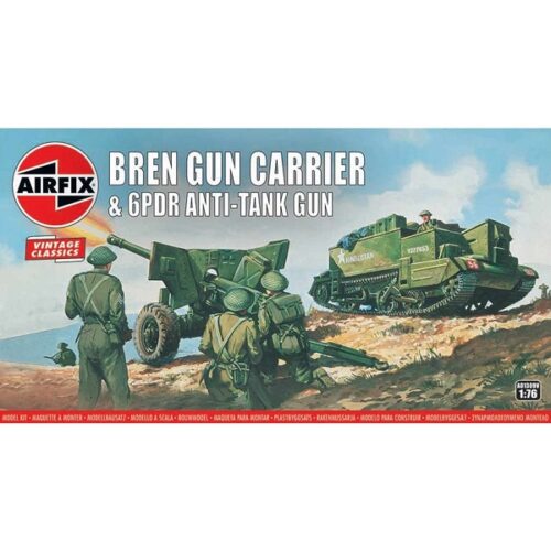 Airfix Bren Gun Carrier and 6 Pdr Anti Tank Gun