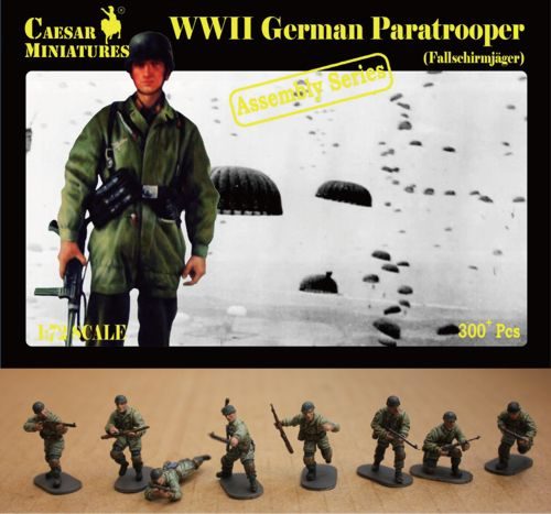 Caesar Miniatures - German Paratrooper (Fallschirmjager)