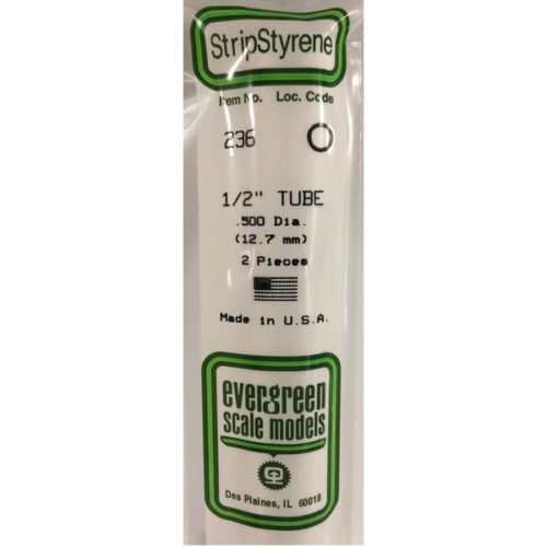 Evergreen Tube 1/2"  - 12.7 mm