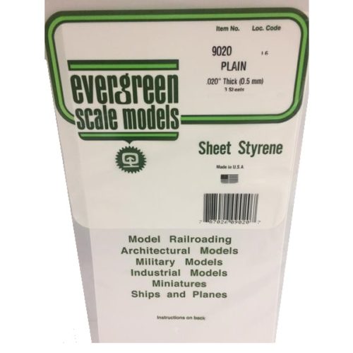 Evergreen Plain Sheets (0.50mm)