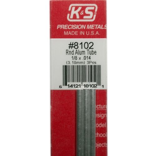 K&S Round Aluminum Tube