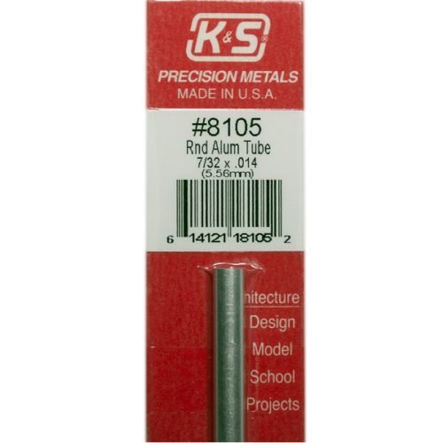 K&S Round Aluminum Tube