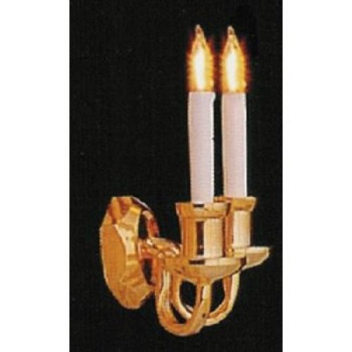 Dolls House Deluxe Wall Candle Light - Double