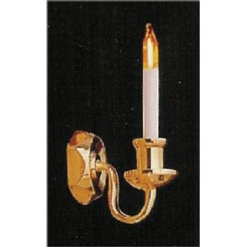 Dolls House Deluxe Wall Candle Light - Single