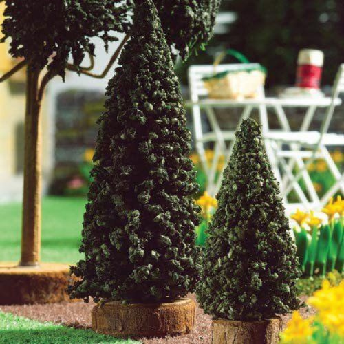 Dolls House Evergreen Trees, 2 pcs