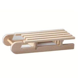 Dolls House Wooden Sledge
