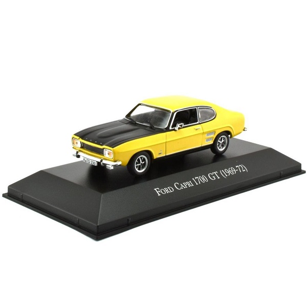 Atlas Editions - Ford Capri 1700 GT 1969-72 - Yellow/Black - RB Models