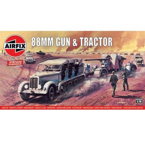 Airfix German 88mm Gun and Tractor