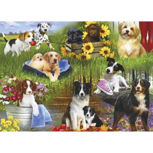 Piecing Together - Dogs - 24 Extra Large Pieces