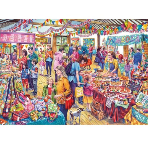 Village Tombola - 1000 Piece Jigsaw Puzzle