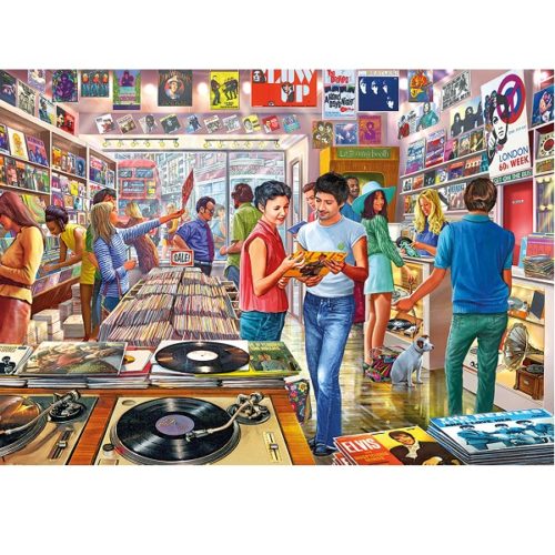 Retro Records - 1000 Piece Jigsaw Puzzle