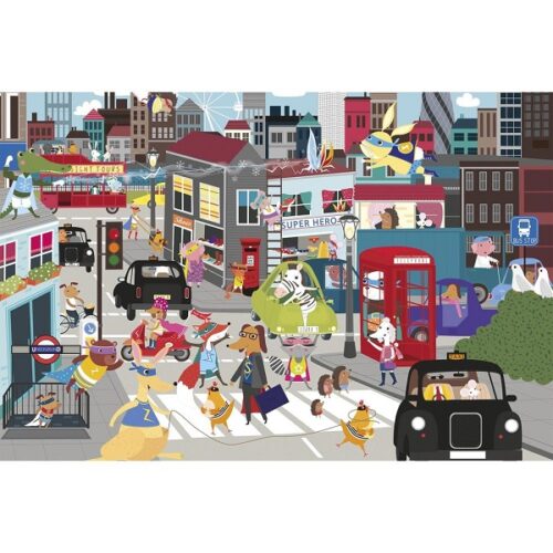 Superhero City - Jigsaw Puzzle