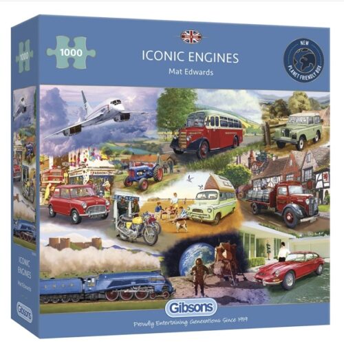 Iconic Engines - 1000 Piece Jigsaw Puzzle - Image 2