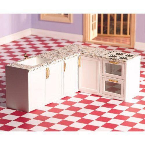 Dolls House L-Shape All-in-One Kitchen