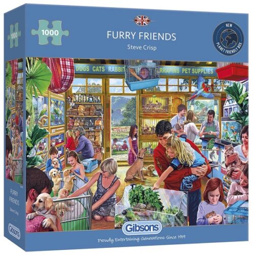 Furry Friends - 1000 Piece Jigsaw Puzzle - Image 2