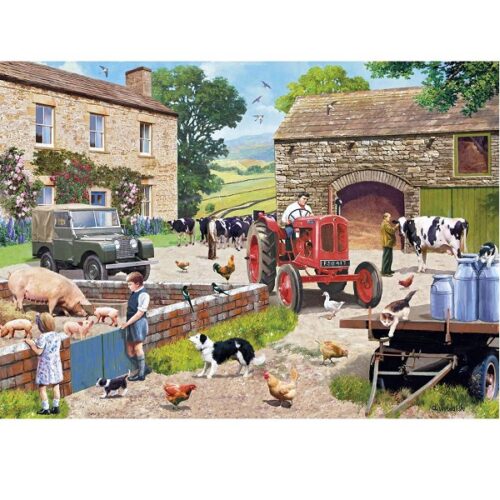 Life on the Farm  - 1000 Piece Jigsaw Puzzle