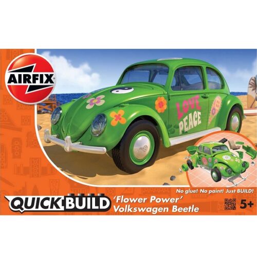 Airfix VW Beetle Flower-Power - Quick Build Range