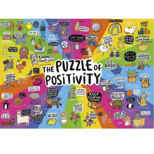 Puzzle of Positivity (White Logo)