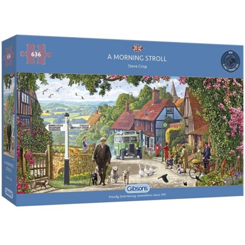 A Morning Stroll 636 Piece Puzzle - Image 2