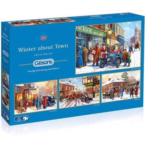 Winter About Town 4 x 500 Piece Puzzle - Image 5