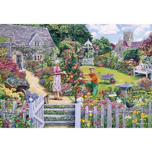 The Gardener's Round 4 x 500 Piece Puzzle - Image 3