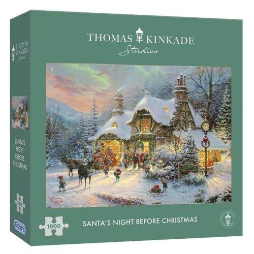 Santa's Night Before Xmas - 1000 Piece Jigsaw Puzzle - Image 2