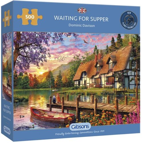 Waiting for Supper - 500 Piece Jigsaw Puzzle - Image 2