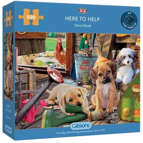 Here to Help - 500 Piece Jigsaw Puzzle - Image 2