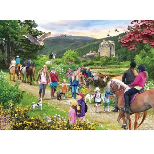 Highland Hike - 1000 Piece Jigsaw Puzzle