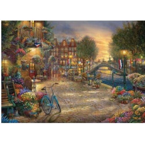 Amsterdam Café - 1000 Piece Jigsaw Puzzle