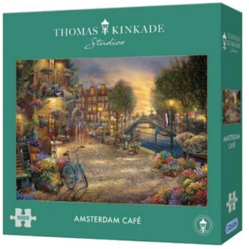 Amsterdam Café - 1000 Piece Jigsaw Puzzle - Image 2