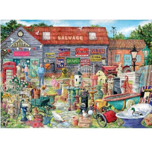 Pots & Penny Farthings - 1000 Piece Jigsaw Puzzle