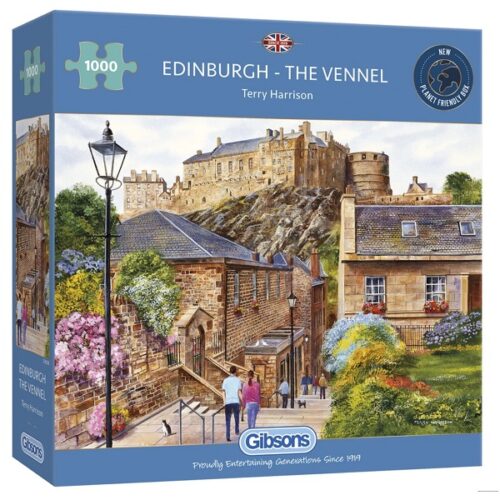 Edinburgh - The Vennel - 1000 Piece Jigsaw Puzzle - Image 2