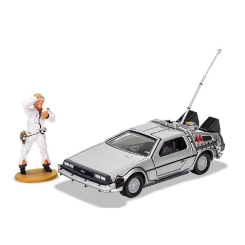 Corgi Back to the Future DeLorean and Doc Brown Figure