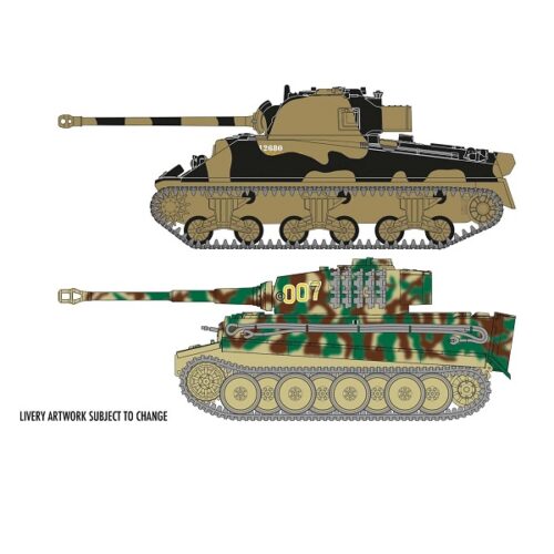 Airfix Tiger 1 vs Sherman Firefly - Classic Conflict - Image 3