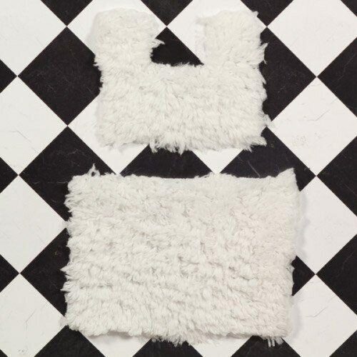 Dolls House Bathroom Mat Set, 2 pcs